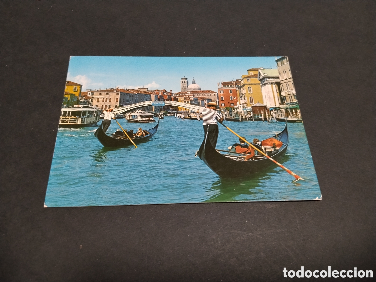 Postkarten: Postal Venezia Canal Grande e ponte degli Scalzi