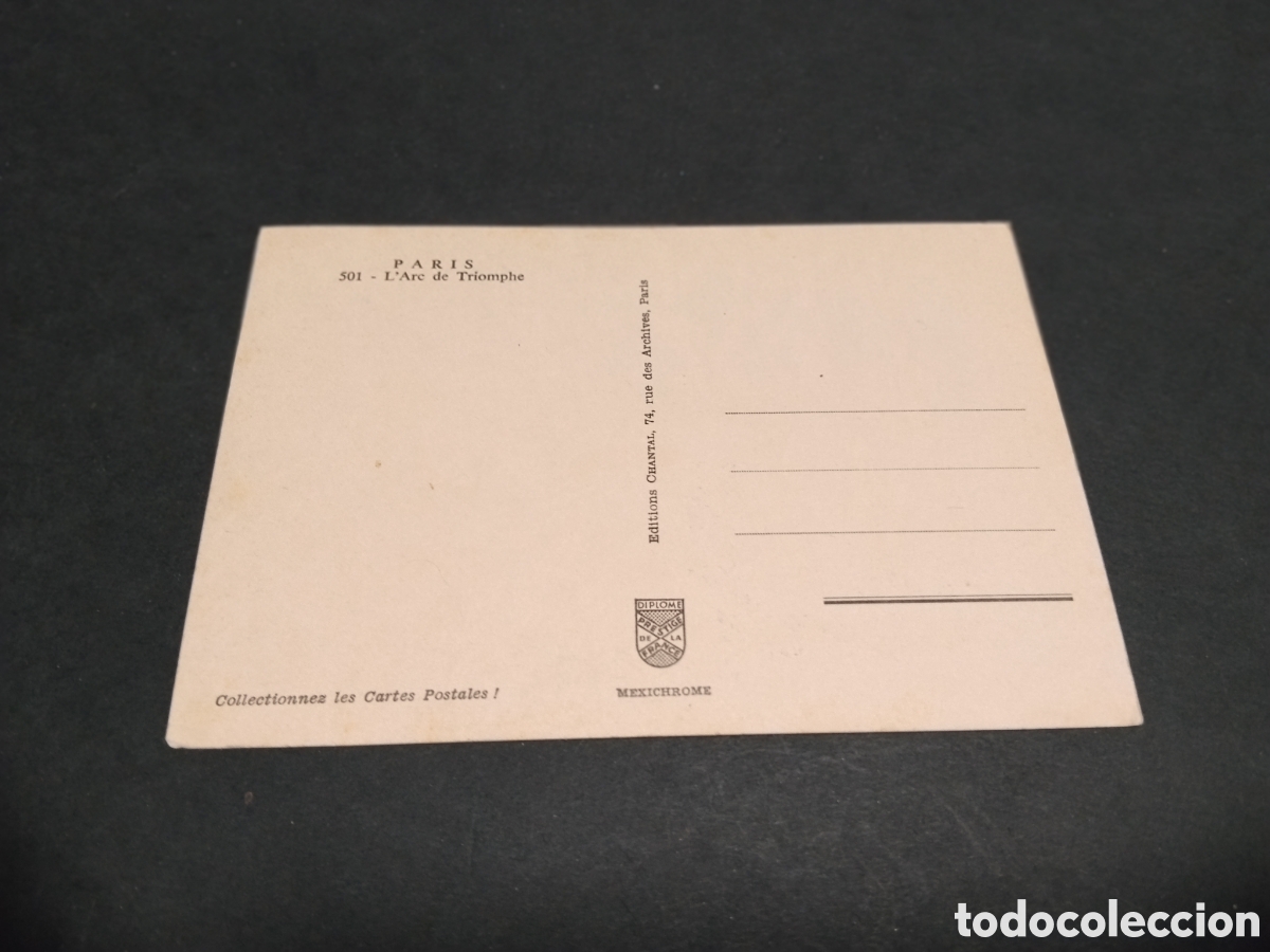 Postales: Postal Par&iacute;s ...... . - Foto 2