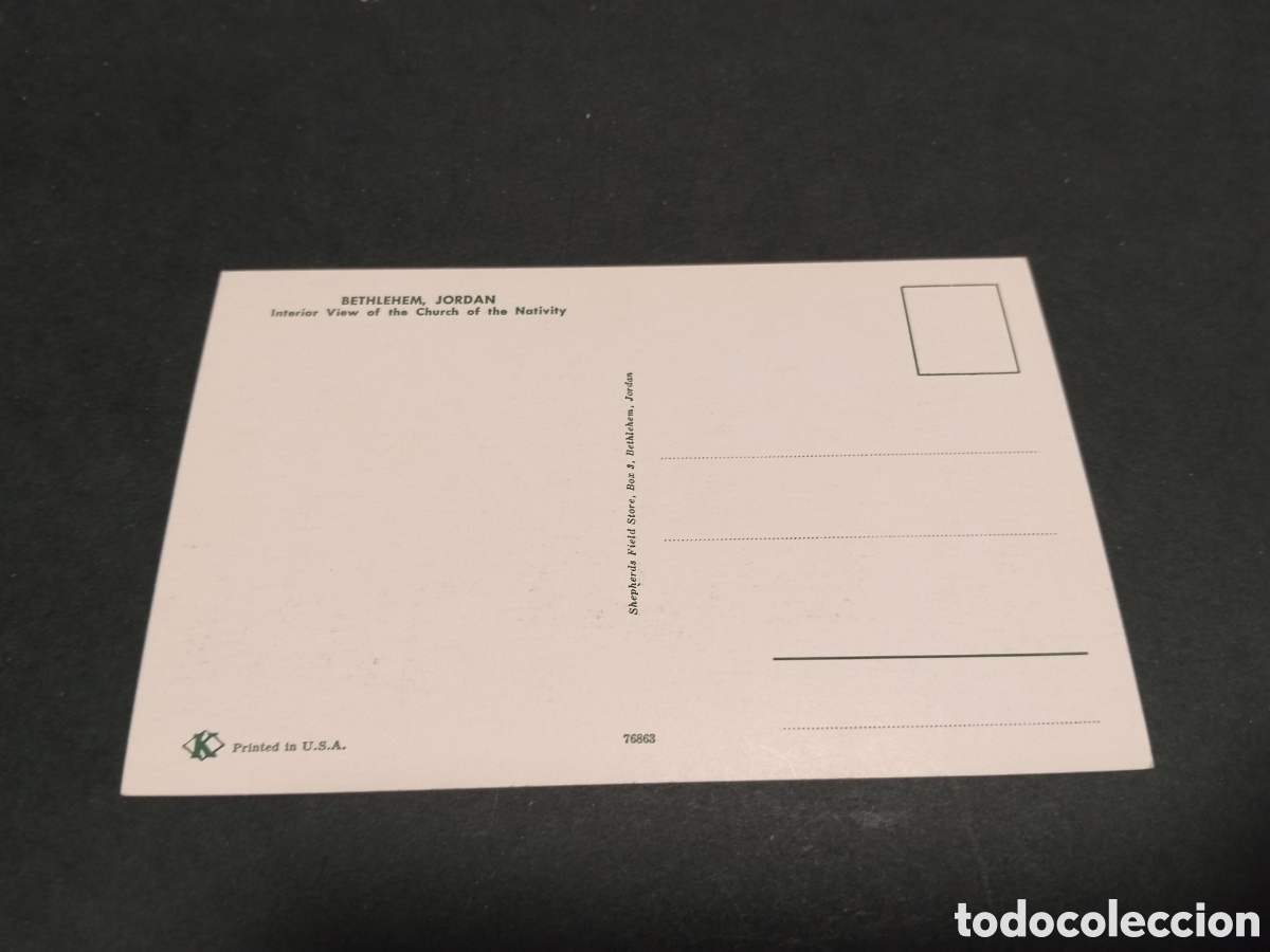 Postales: Postal Bethlehem Jordan - Foto 2