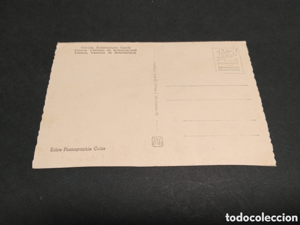 Postales: Postal Vienna , Castell&oacute; di Sch&ouml;nbrunn - Foto 2