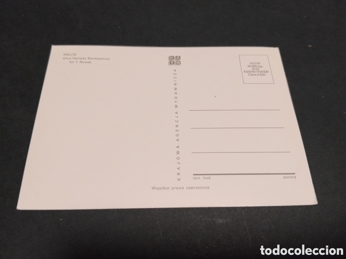 Postales: Postal Kielce .......... - Foto 2