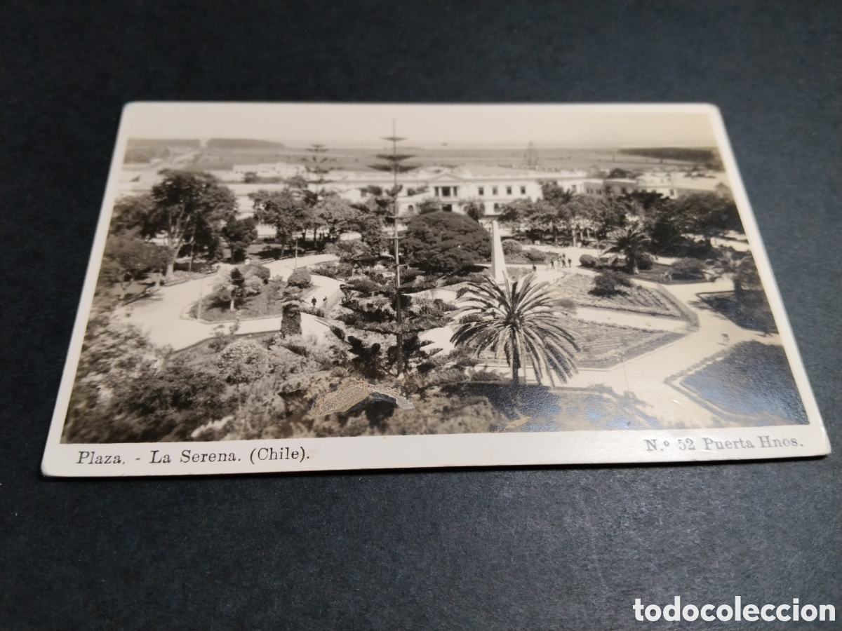 Postales: Postal Plaza ,- La Serena.(Chile). N.&deg; 52 Puerta Hnos.
