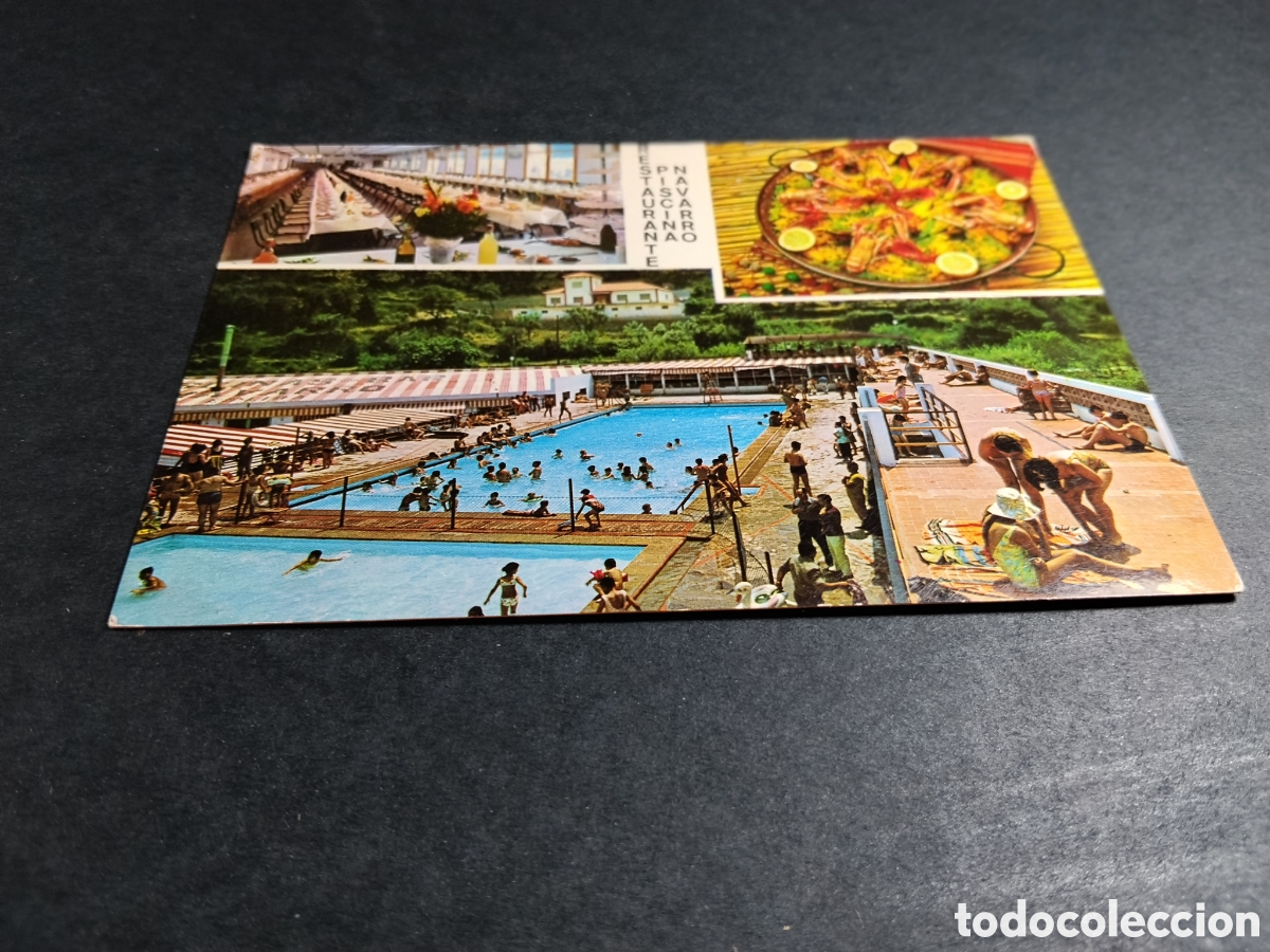Postales: Postal Restaurante Piscina Navarro Esluda Castell&oacute;n Bar Restaurante