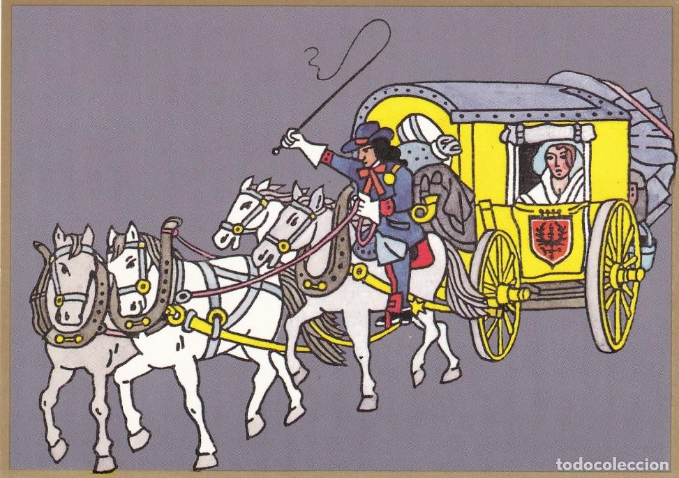 Postales: 500 Aniversario de Correos - Carruaje postal de Brandeburgo hacia 1700 - 500 Jahre Post
