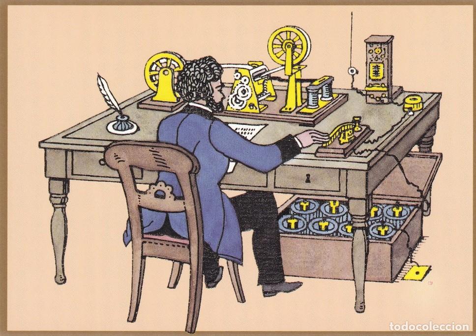 Postales: 500 Aniversario de Correos - Oficina de tel&eacute;grafos, 1863 - 500 Jahre Post