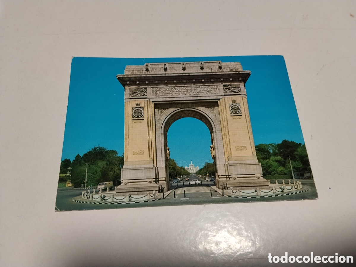 Postales: Postal Romania Bucuresti - Arcul de Triumf
