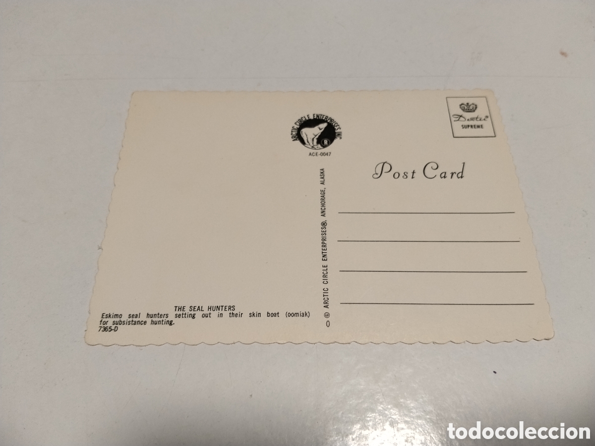 Postales: Postal Alaskan Seal Hunters - Foto 2
