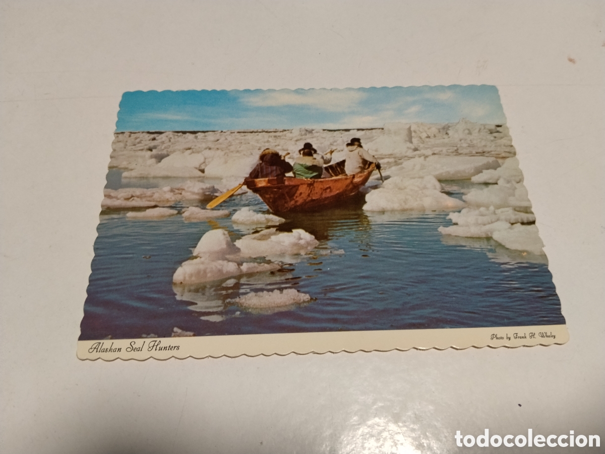Postales: Postal Alaskan Seal Hunters