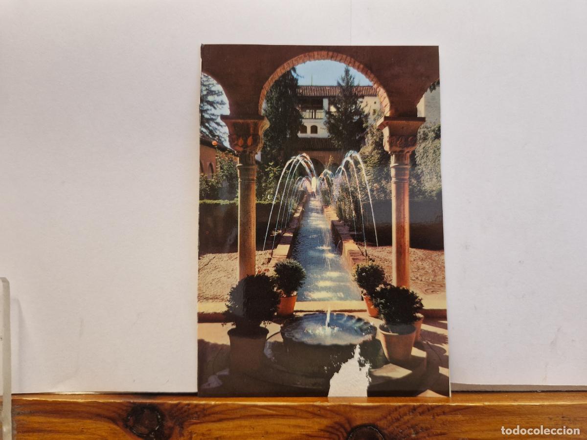 Postales: BONITA POSTAL NUEVA. GENERALIFE. PATIO DE LA ACEQUIA.