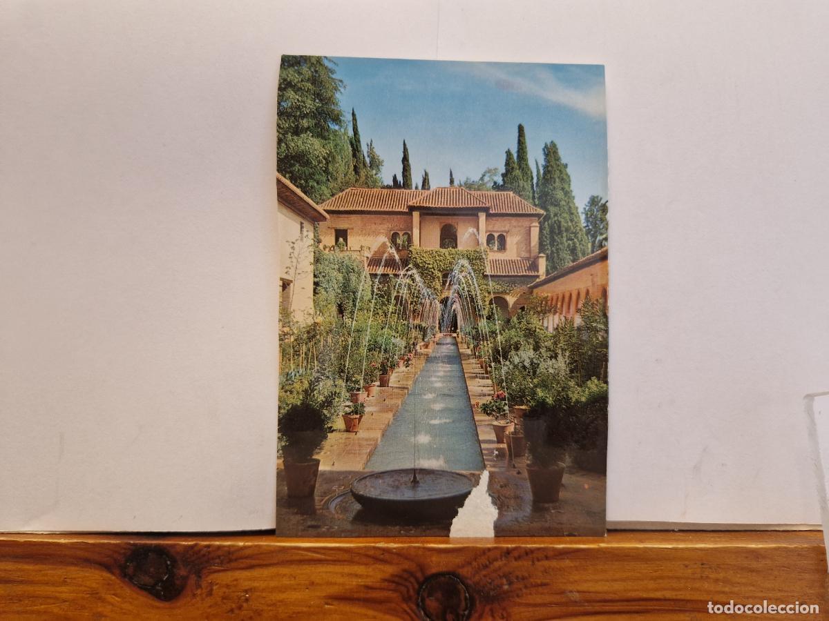 Postales: BONITA POSTAL NUEVA. GRANADA,GENERALIFE. SURTIDORES PATIO ACEQUIA.