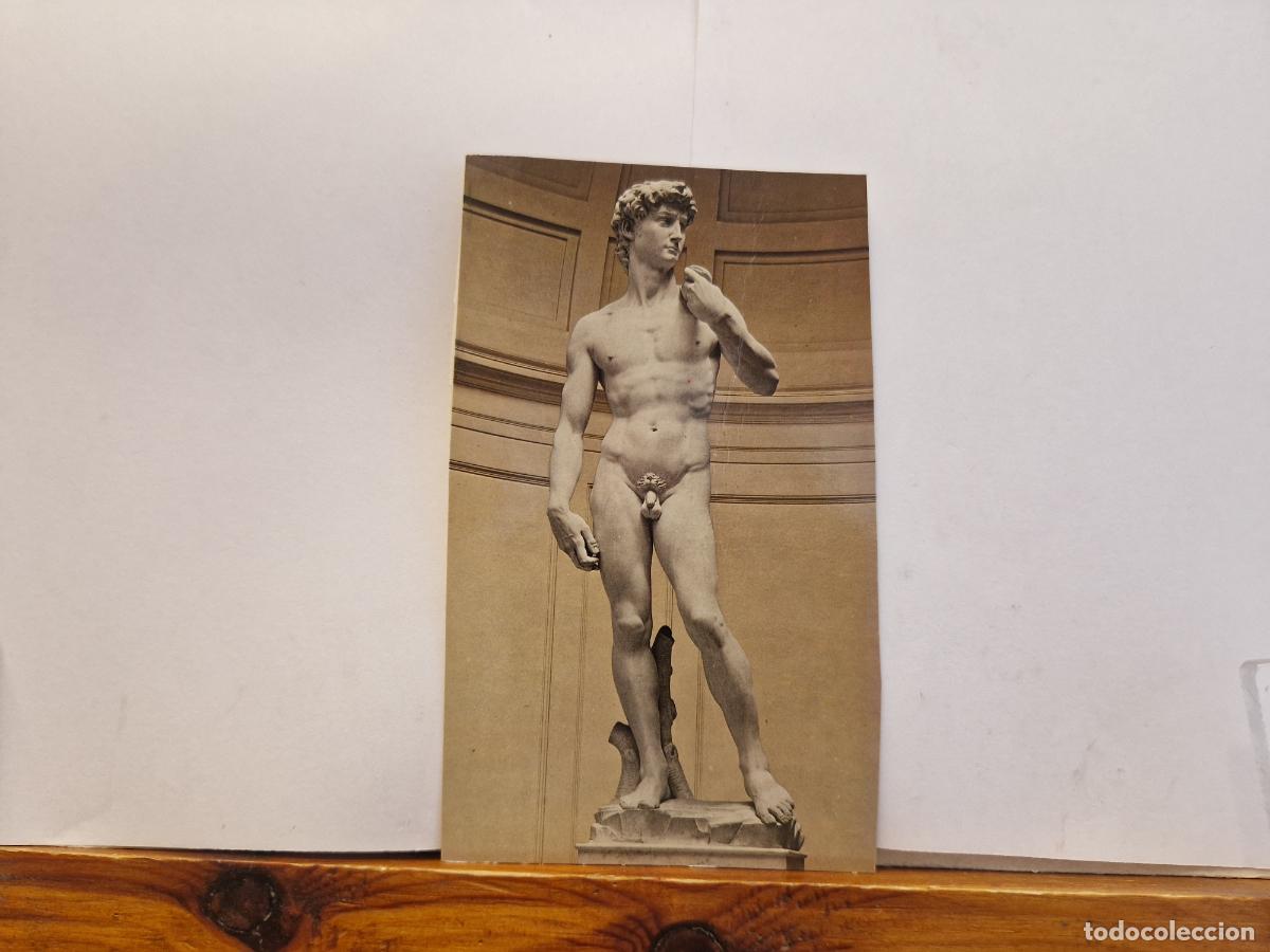Postales: BONITA POSTAL CIRCULADA. GALLERIA DEII'ACADEMIA IL DAVID.