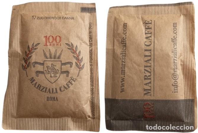 Cartoline: Italia Sachet Sucre Sugar Marziali Caff&egrave; Roma RP833