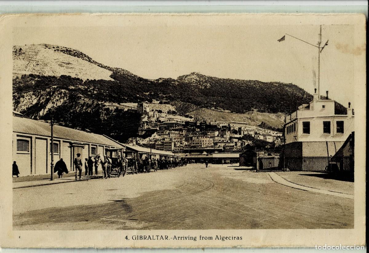 Postkarten: POSTAL ANTIGUA DE GIBRALTAR. ARRIVING FROM ALGECIRAS. P-GIBR-235