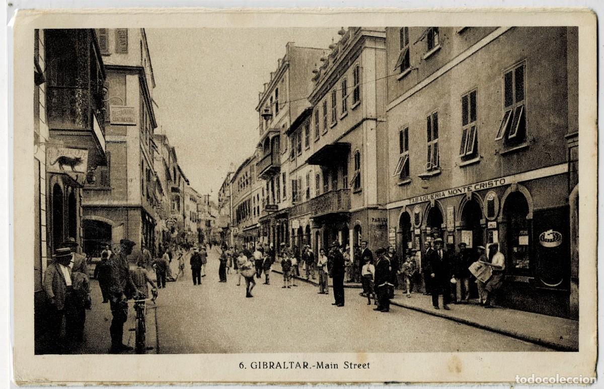 Postkarten: POSTAL ANTIGUA DE GIBRALTAR. MAIN STREET. P-GIBR-236