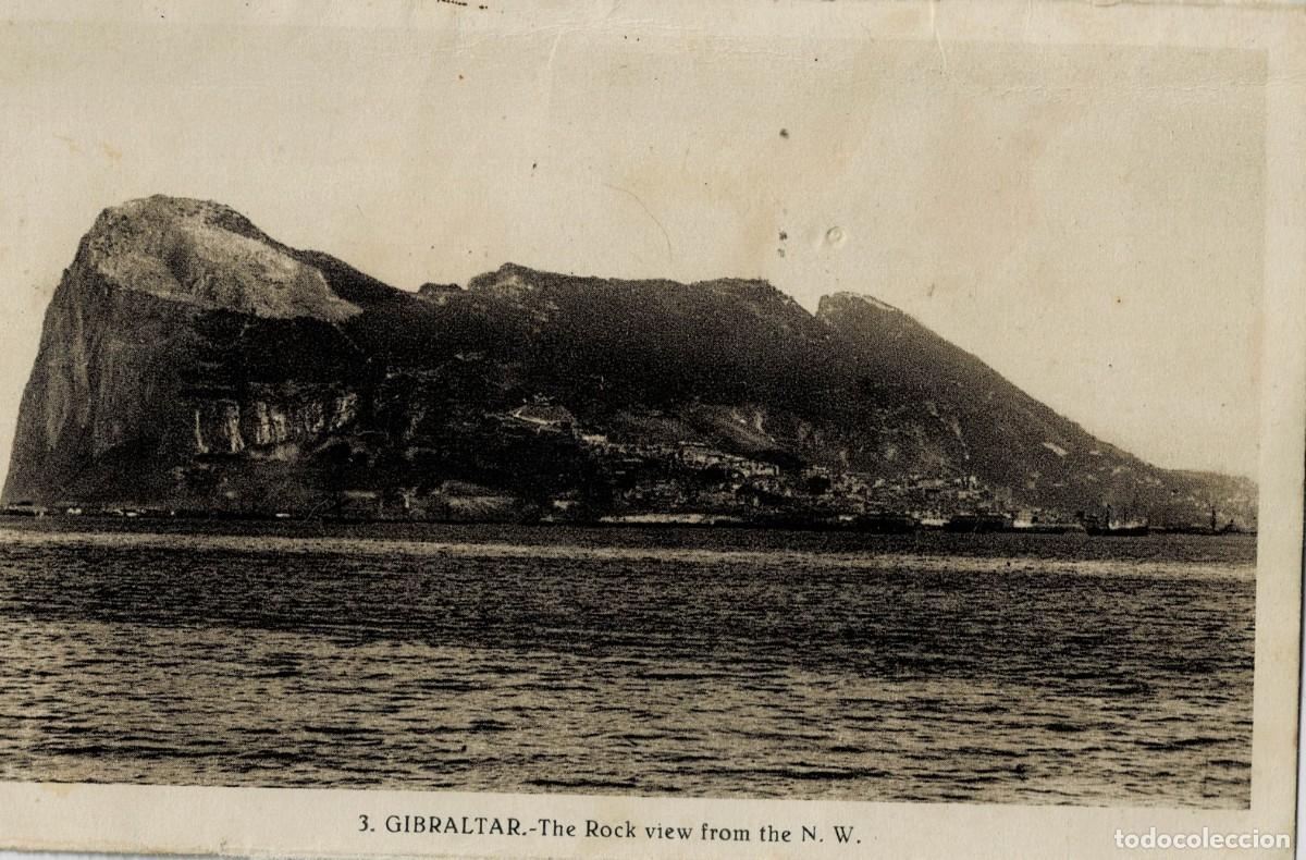 Postkarten: POSTAL ANTIGUA DE GIBRALTAR. THE ROCK VIEW FROM THE N. W. P-GIBR-237