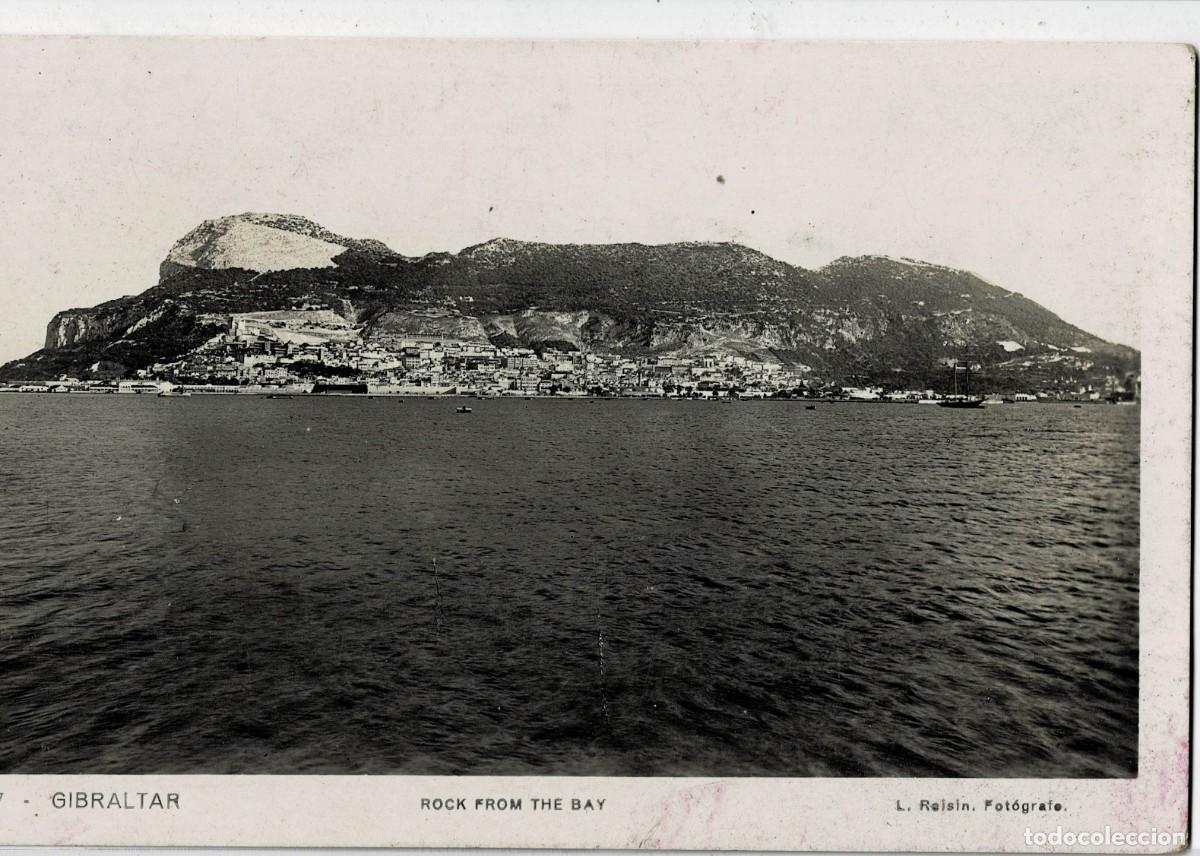 Postales: POSTAL ANTIGUA DE GIBRALTAR. ROCK FROM THE BAY. P-GIBR-241