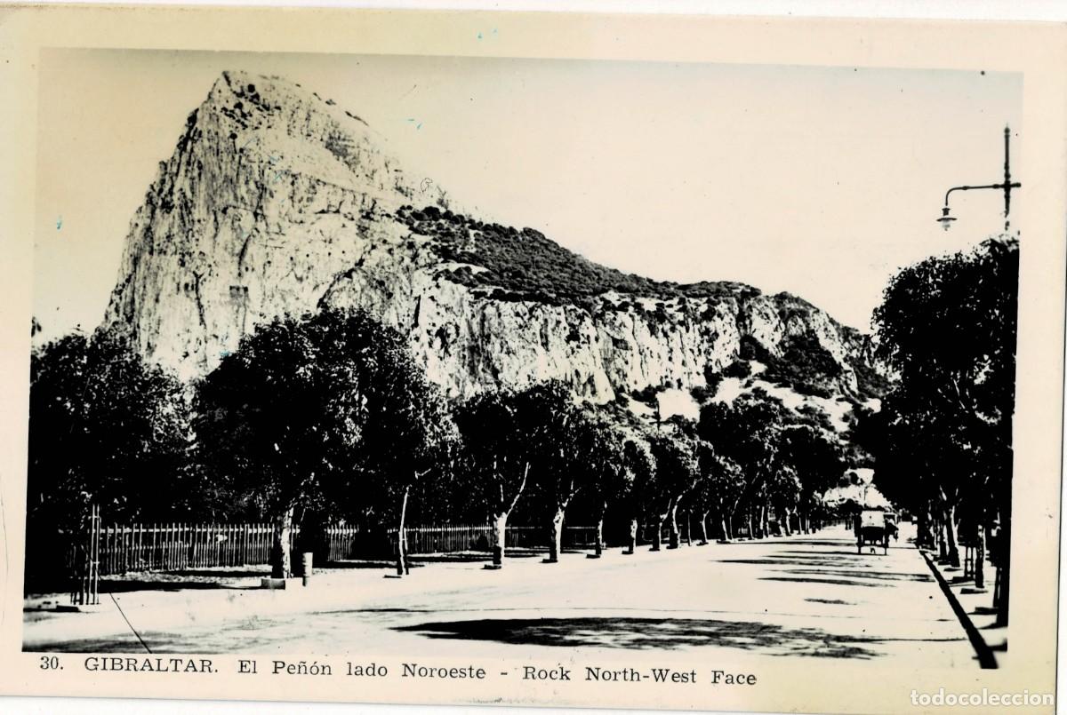 Postales: POSTAL ANTIGUA DE GIBRALTAR. EL PE&Ntilde;ON LADO NOROESTE. P-GIBR-244