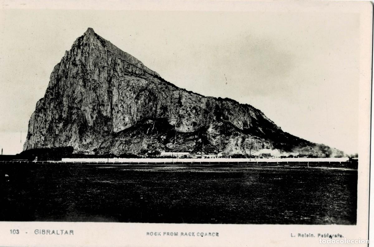 Postales: POSTAL ANTIGUA DE GIBRALTAR. ROCK FROM RACE COARCE. P-GIBR-246