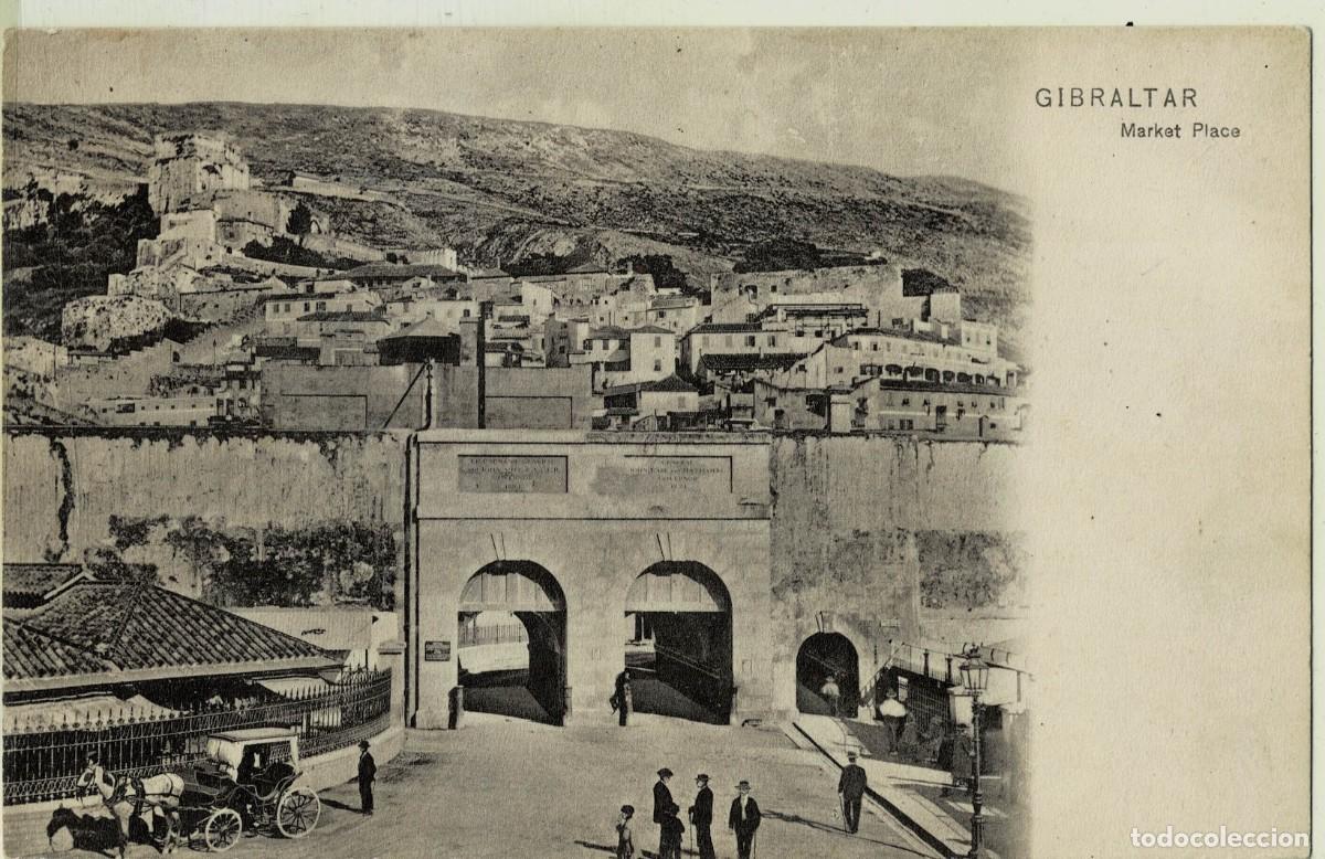 Postales: POSTAL ANTIGUA DE GIBRALTAR. MARKET PLACE. P-GIBR-247
