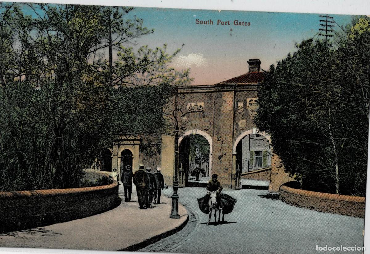 Postales: POSTAL ANTIGUA DE GIBRALTAR. SOUTH PORT GATES. P-GIBR-249