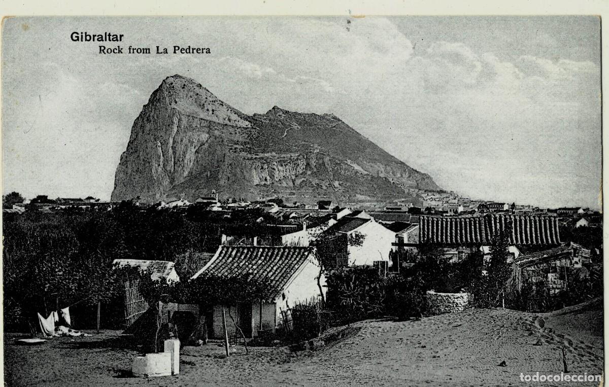 Postales: POSTAL ANTIGUA DE GIBRALTAR. ROCK FROM LA PEDRERA. P-GIBR-253