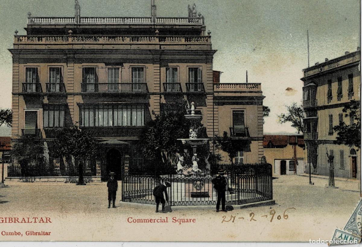 Postales: POSTAL ANTIGUA DE GIBRALTAR. COMMERCIAL SQUARE. P-GIBR-258