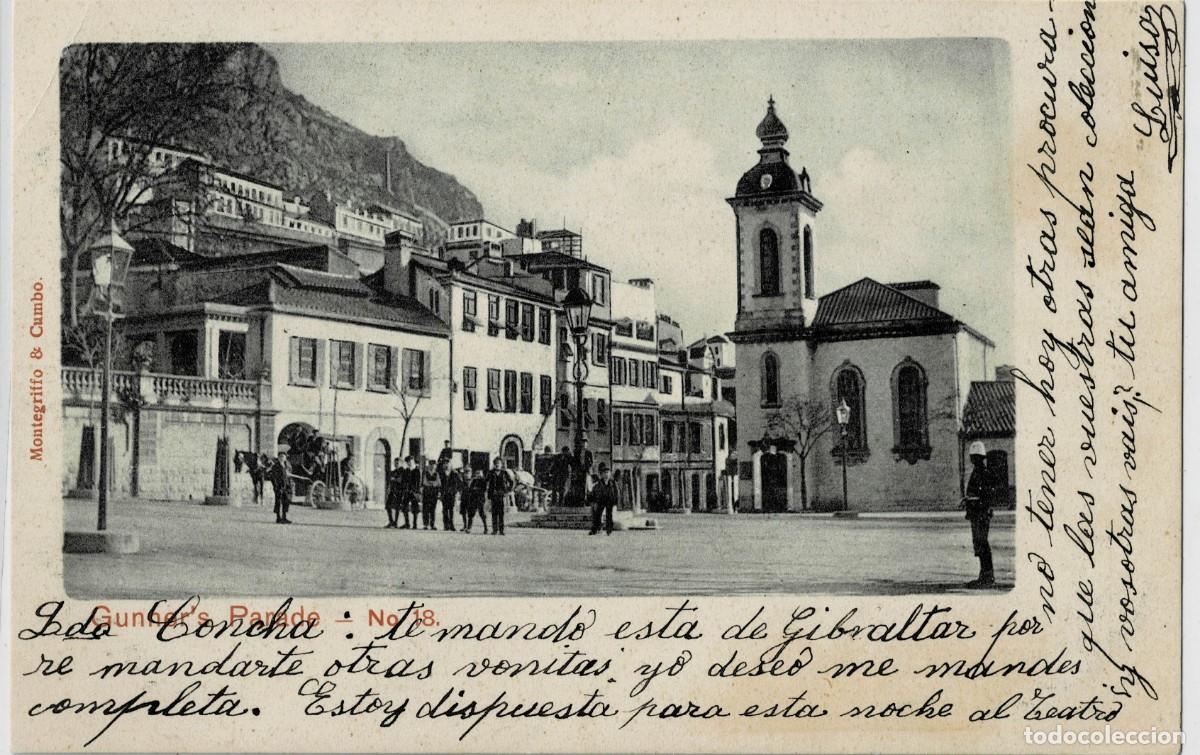 Postales: POSTAL ANTIGUA DE GIBRALTAR. GUNNER'S PARADE. P-GIBR-259