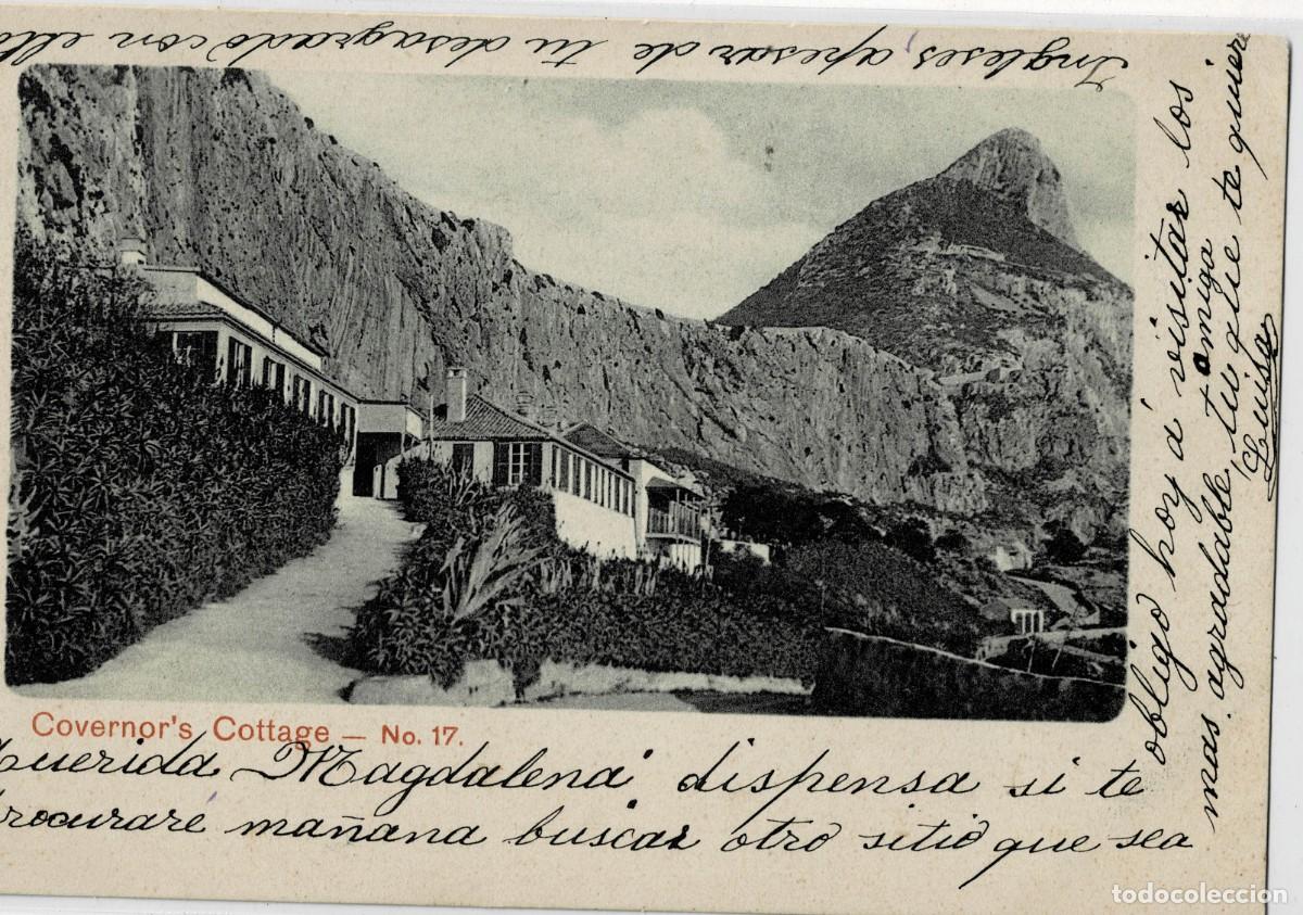 Postales: POSTAL ANTIGUA DE GIBRALTAR. COVERNOR'S COTTAGE. P-GIBR-261