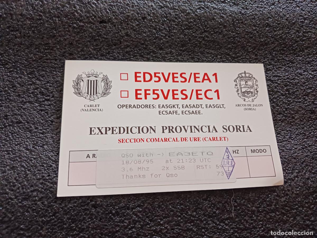 Postales: union de radio aficionados espa&ntilde;oles, letras URE, provincia de soria