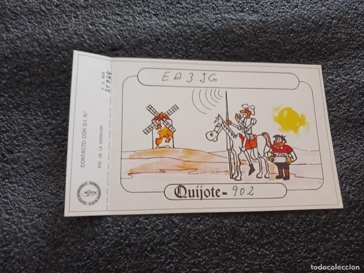 Postales: union de radio aficionados espa&ntilde;oles, tarjeta QSL, CLUB DE LOS QUIJOTES, coslada