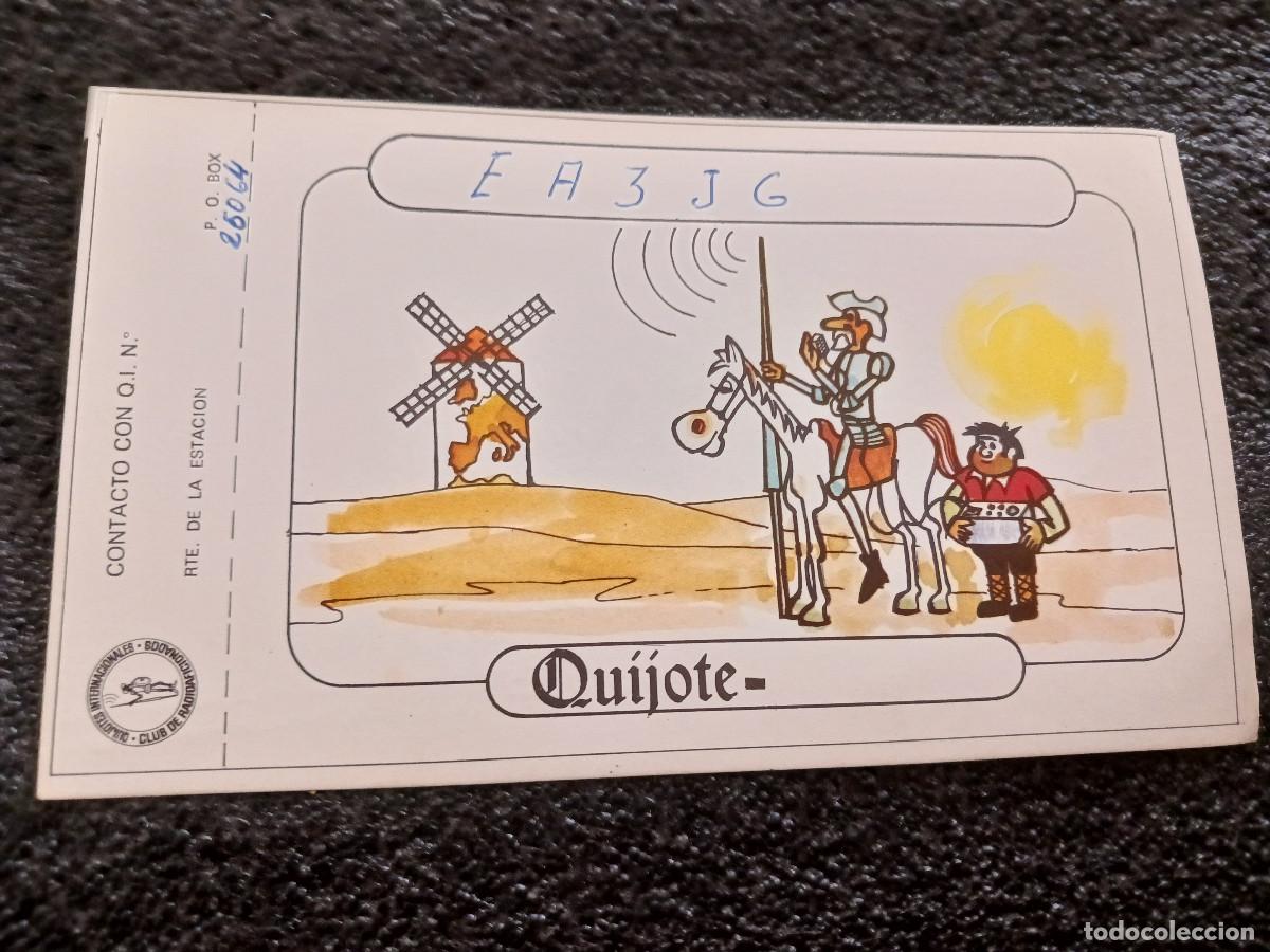 Postales: union de radio aficionados espa&ntilde;oles, tarjeta QSL, CLUB DE LOS QUIJOTES, marbella