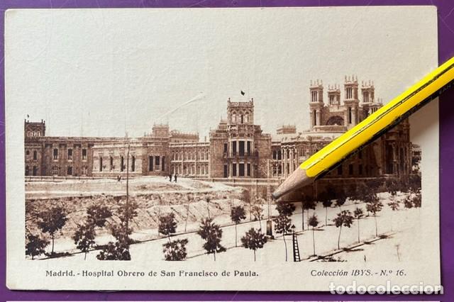 Postales: POSTAL COLECCION IBYS N&ordm; 16 HOSPITAL OBRERO SAN FRANCISCO DE PAULA