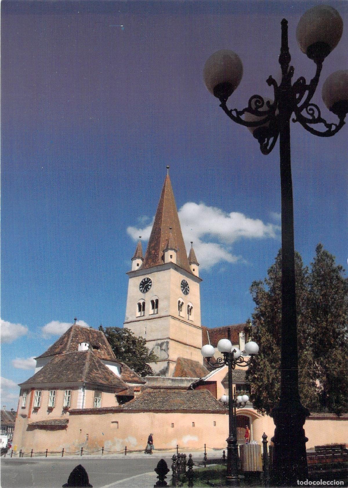 Postales: Postal Iglesia Fortificada de Cisnadie Heltau Transilvania