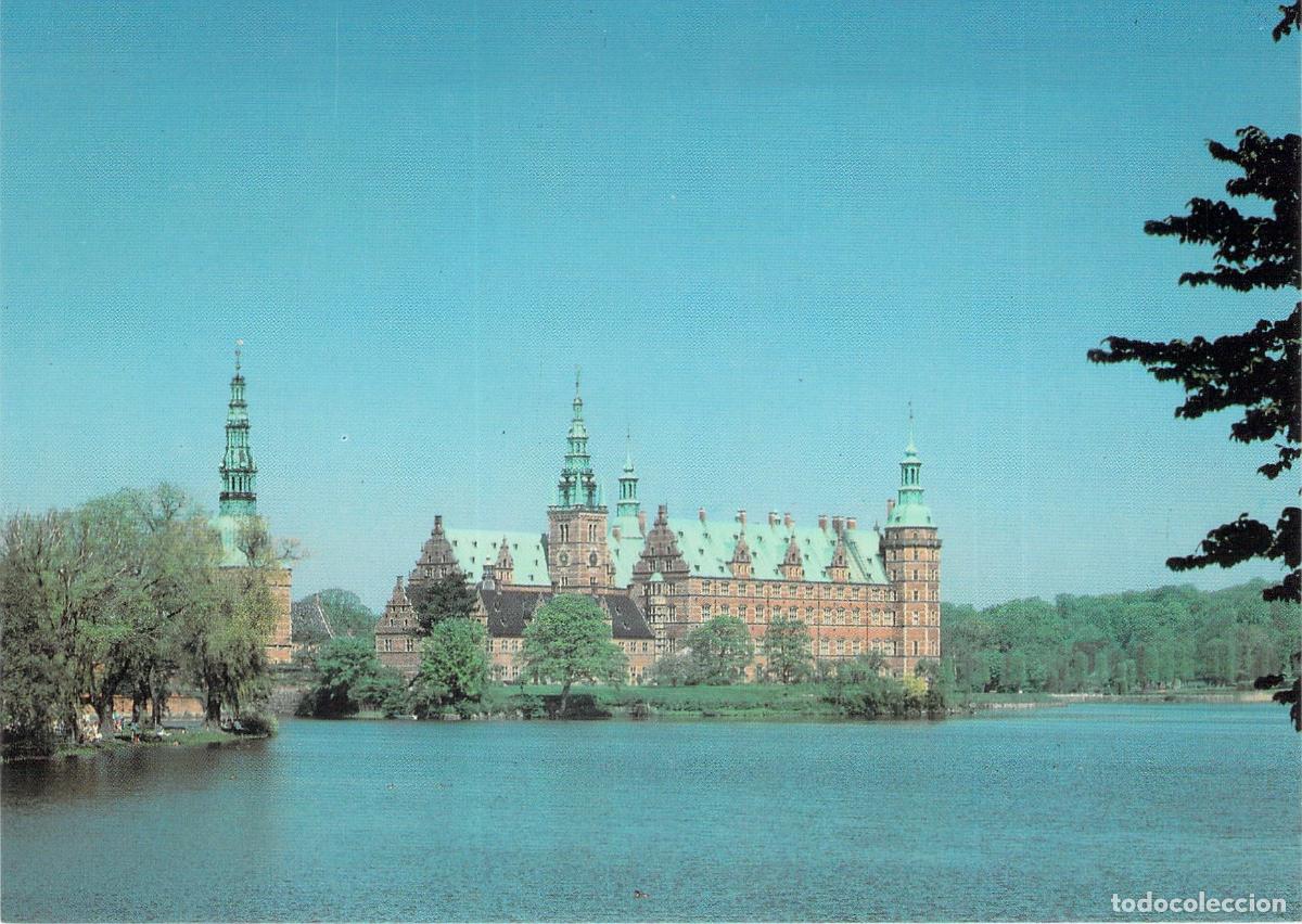 Postales: Postal de Dinamarca - Castillo de Frederiksborg y Lago - Foto 1