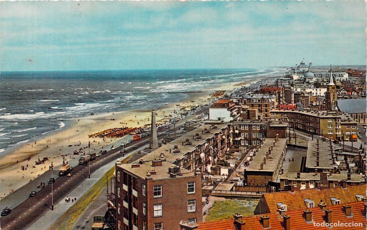 Postales: Postal de la Playa y Bulevar de Scheveningen, Holanda - Foto 1