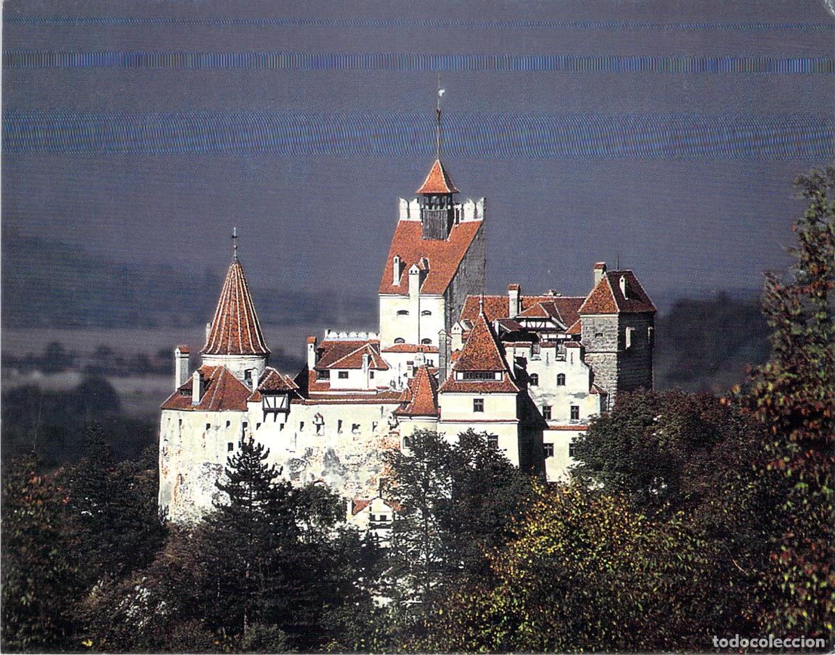 Postales: Postal del Castillo de Bran, Dr&aacute;cula, Transilvania, Ruman&iacute;a