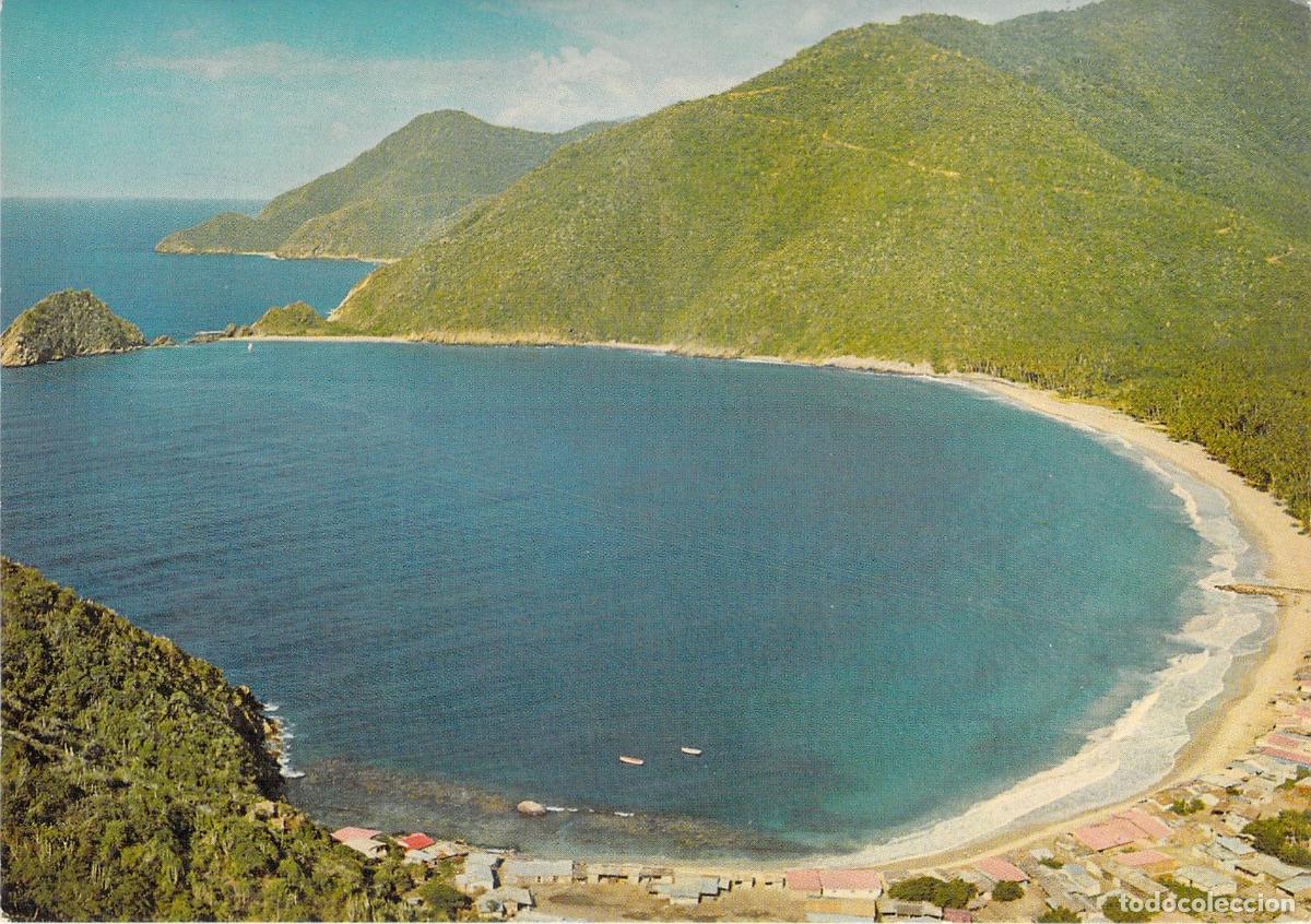 Postales: Postal Bah&iacute;a de Cata en el Mar Caribe, Venezuela