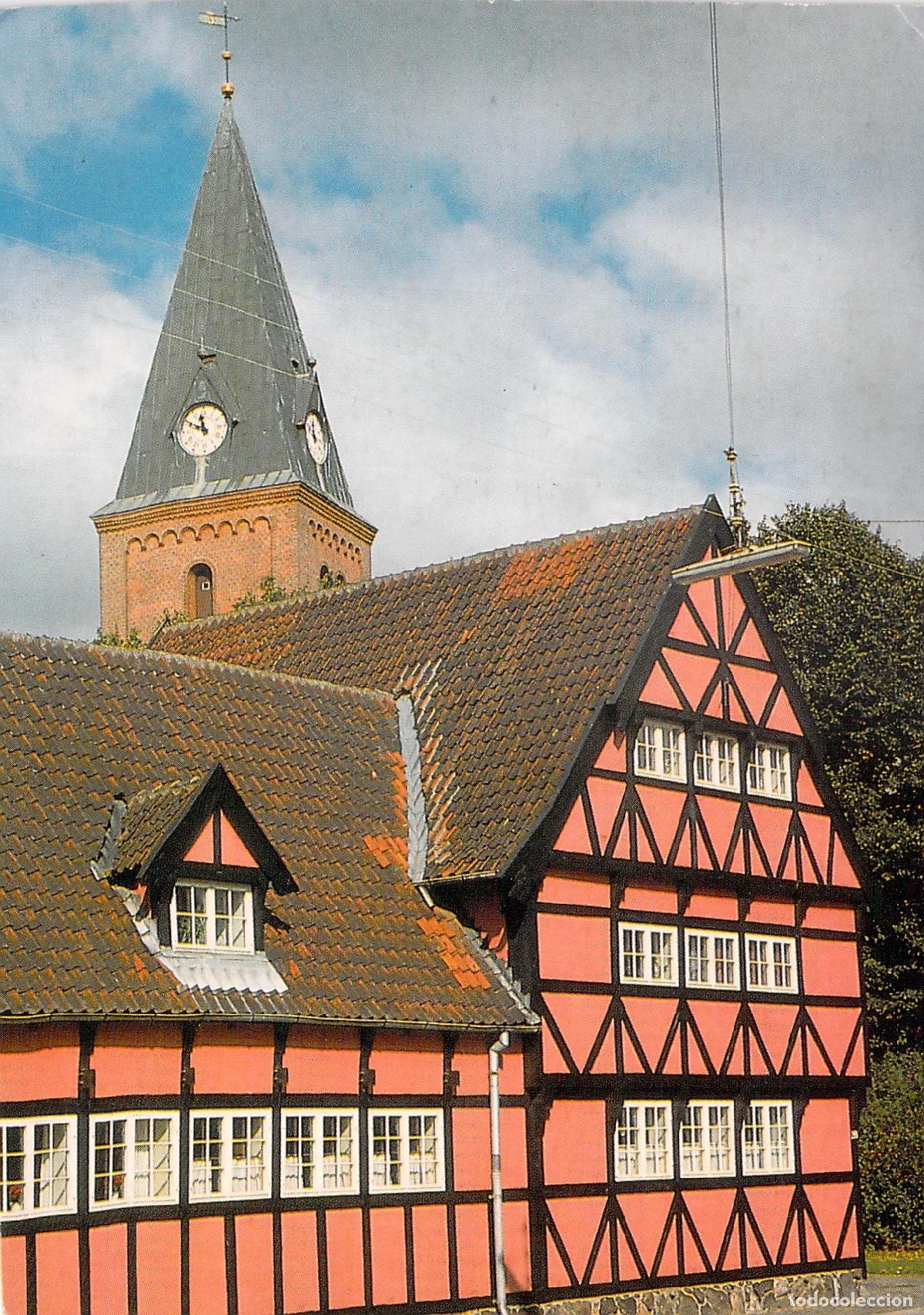 Postales: Postal de Aalborg Dinamarca con Edificio Hist&oacute;rico y Torre - Foto 1