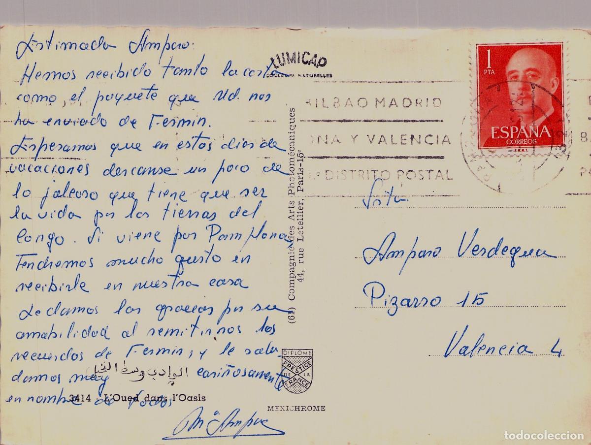 Postales: Postal de lavanderas en un oasis - Foto 2