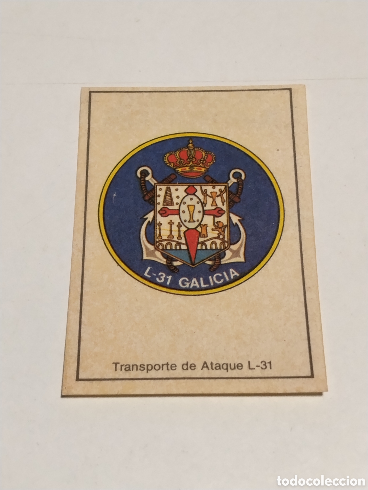 Postales: Cromo Nuestros Ejercitos L-31 Galicia , Transporte de Ataque L-31