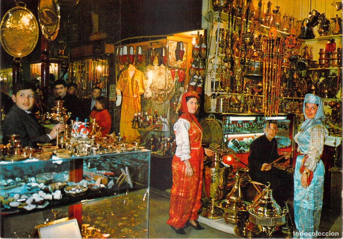 Postales: Postal de Estambul - Interior del Gran Bazar con Artesanos