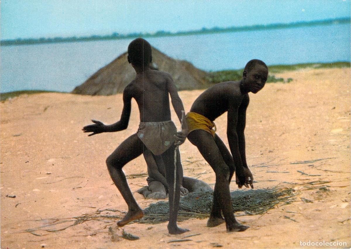 Postales: Postal de ni&ntilde;os en Kikongo, &Aacute;frica