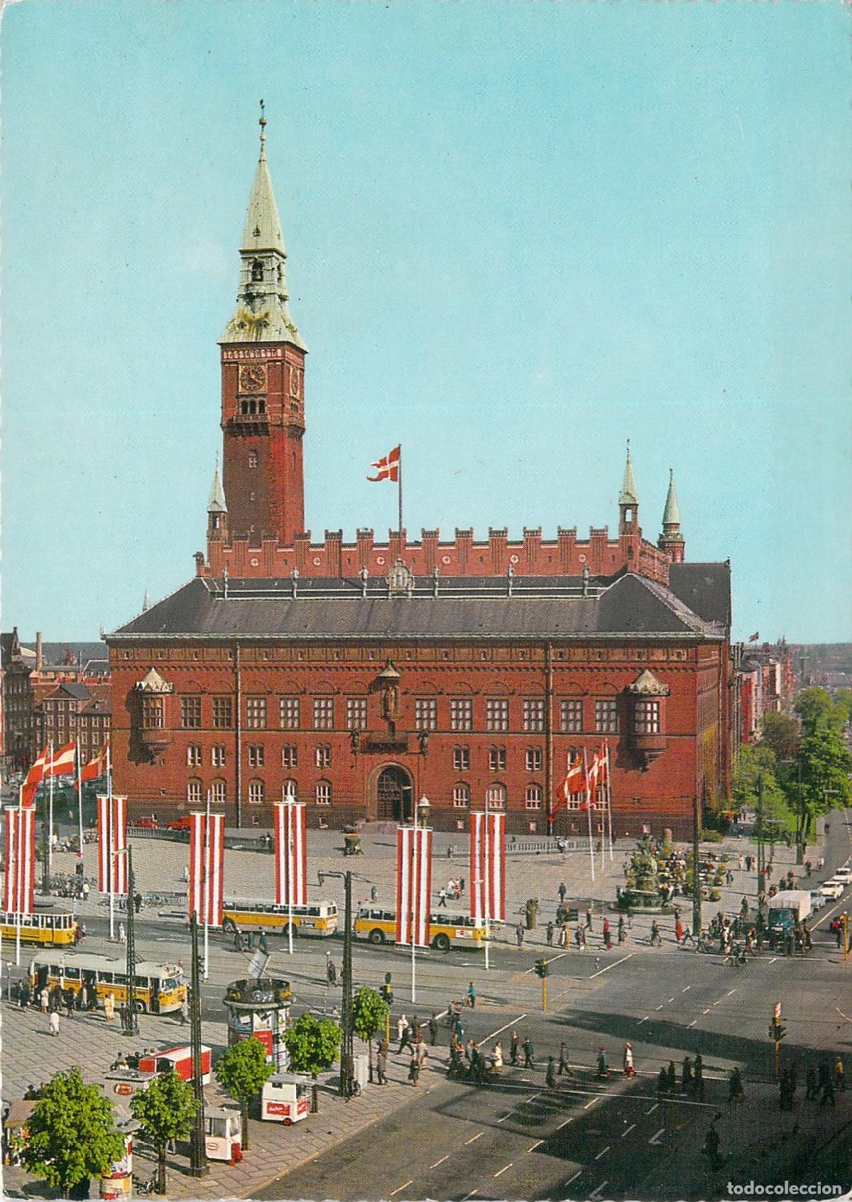 Postales: Postal de Copenhague: Ayuntamiento Municipal