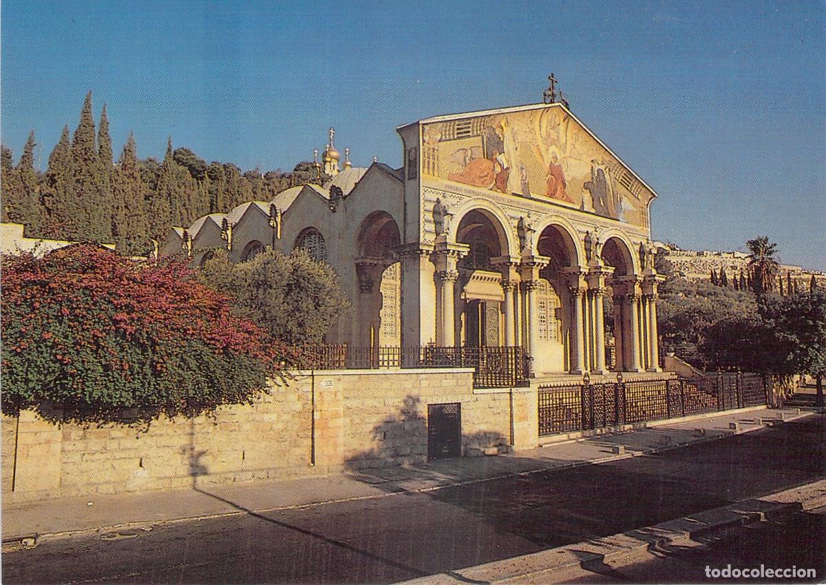 Postales: Postal de la Iglesia de Todas las Naciones en Getseman&iacute;, Jerusal&eacute;n