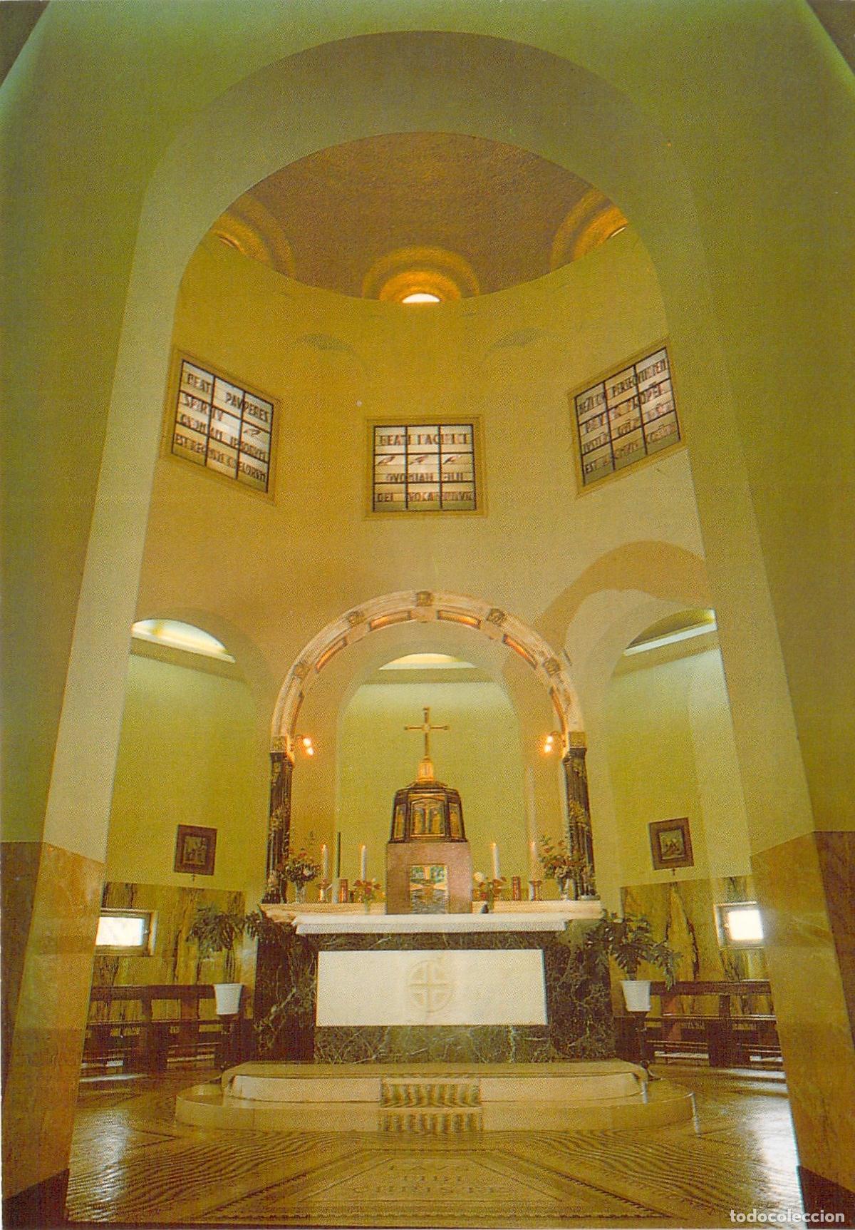 Postales: Postal interior de la Iglesia del Monte de las Bienaventuranzas en Israel