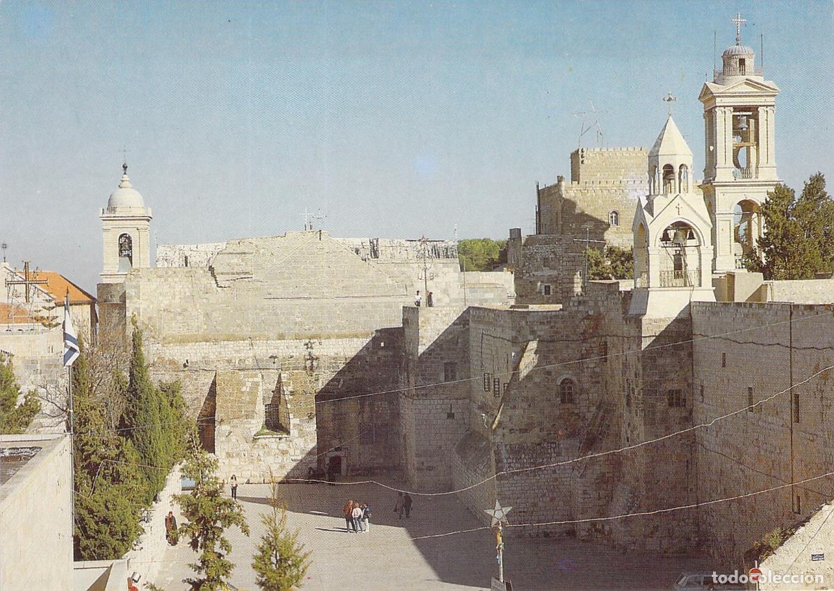 Postales: Postal de la Iglesia de la Natividad en Bel&eacute;n - Foto 1