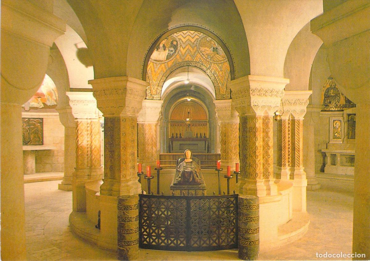 Postales: Postal de la cripta de la Abad&iacute;a de la Dormici&oacute;n en Jerusal&eacute;n - Foto 1
