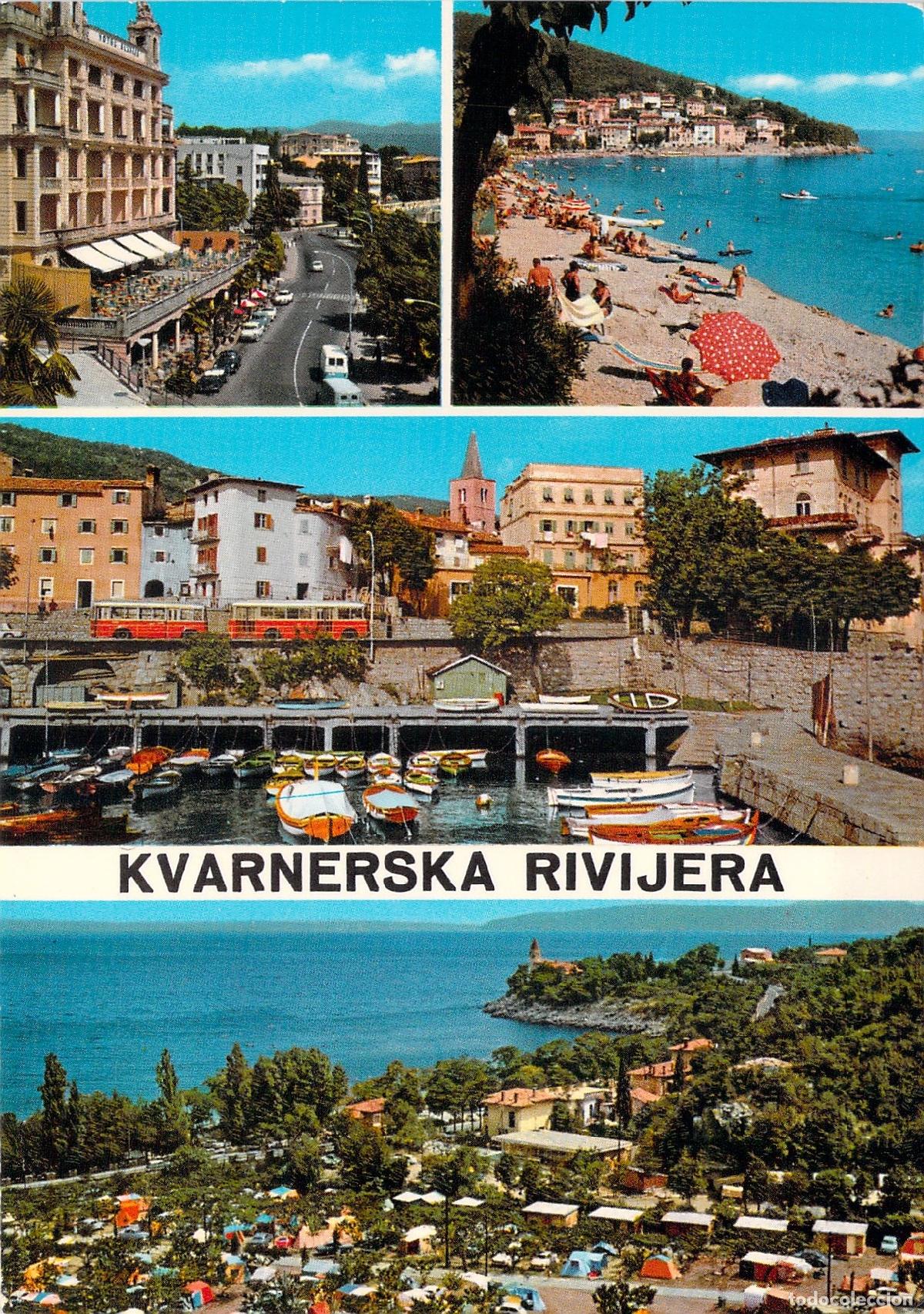 Postales: Postal de Kvarner Riviera, Opatija, Moscenicka Draga, Lovran y Medveja