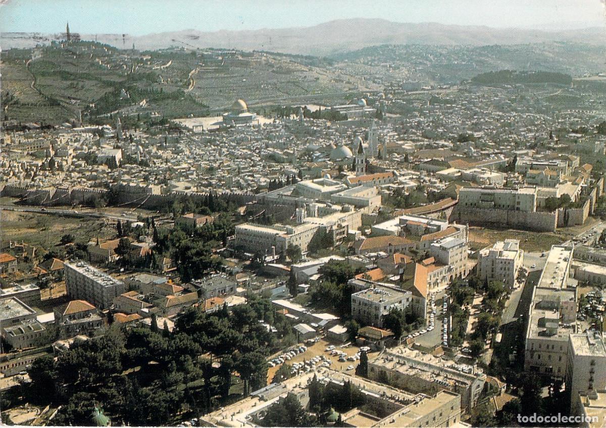 Postales: Postal de la Ciudad Vieja de Jerusal&eacute;n, Vista Panor&aacute;mica