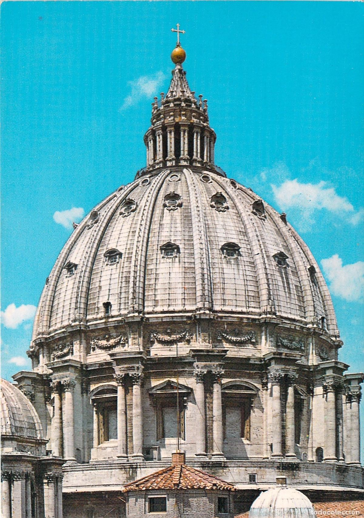 Postales: Postal de la C&uacute;pula de la Bas&iacute;lica de San Pedro en el Vaticano - Foto 1